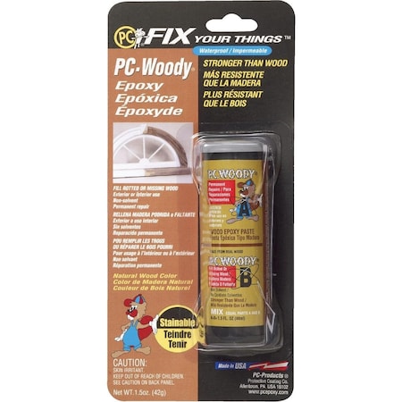 Pc Woody 1.5 Oz. Wood Epoxy Paste 02333